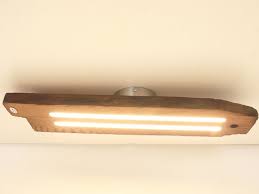 led ceiling lamp made of antique beam