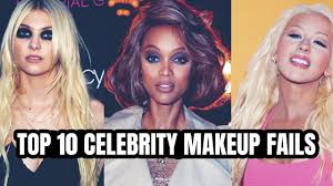 red carpet celebrity makeup fails