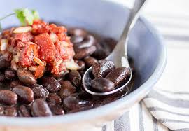 scarlet runners beans with simple