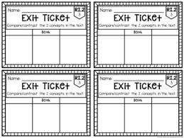 Common Core Exit Tickets Second Grade Ela Bundle