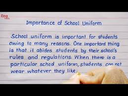 essay on importance of uniform