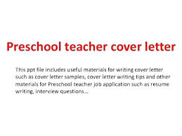 Montessori Assistant Cover Letter Frankiechannel Com