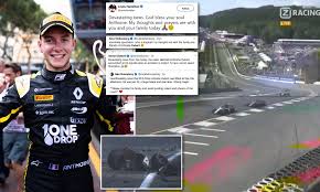 Rip hubert formula 2 no copy right infringement is intended. French Formula 2 Driver Anthoine Hubert 22 Is Killed In A Crash At The Belgium Grand Prix Daily Mail Online