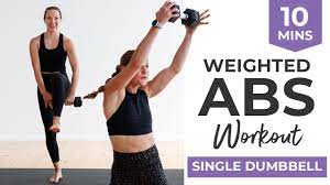 5 best weighted ab exercises at home