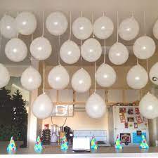 balloon decor just hang balloons at