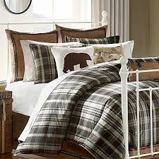 Hadley Plaid Comforter Collection Bed