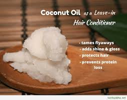 coconut oil as a leave in hair