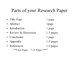 How to Write an Abstract for the Undergraduate Research    