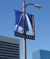 how pole banners are utilized in