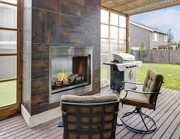 Outdoor Fireplace Embers