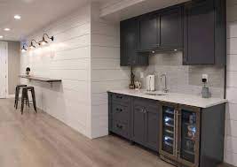 75 Basement With Gray Walls Ideas You