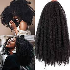 It is offered in different lengths, colors (like blonde. 3 Packs Afro Kinky Marley Braids Hair Ex Buy Online In Bahrain At Desertcart
