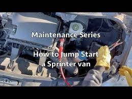 how to jump start a sprinter van you