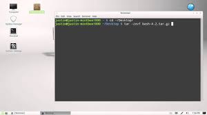 extract a tar gz file in linux mint