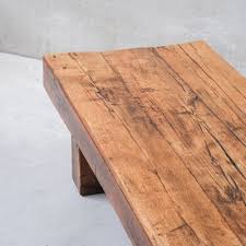 dutch wooden sleeper offee table