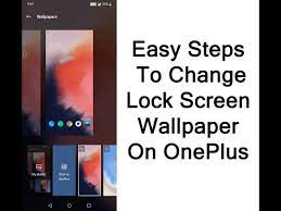 lock screen wallpaper on oneplus phone