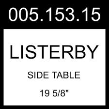 Ikea Listerby Side Table Dark Brown
