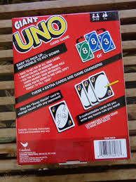 Check spelling or type a new query. 2 New Giant Uno Card Game 7 4 X10 1 Carnival Family Fun With Bonus Custom Cards 1826033970