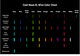 Cool Neon Color Chart