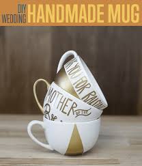 hand painted gold mugs diy projects