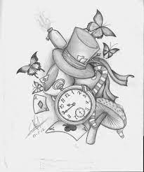 Alice In Wonderland Tattoo Idea | Wonderland tattoo, Alice in wonderland  drawings, Alice in wonderland flowers