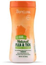 tropiclean natural flea and tick carpet