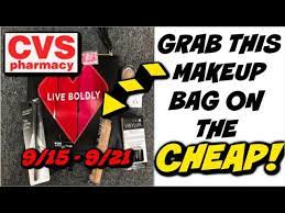 cvs revlon 6 piece makeup bag how to