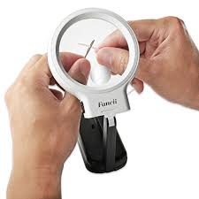 Magnifying Tools Fancii Led Lighted Hands Free Magnifying Glass With Light Stand 2x 4x Large Portable Illuminated Magnifier For Reading Inspection Soldering Needlework Repair Hobby Crafts Classroom Science
