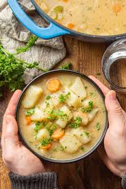 clic vegan potato soup