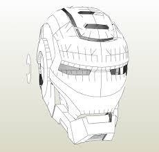Shows the template in its expanded state if there are no other collapsible items on the page Iron Man War Machine Full Armor Foam Pepakura Eu