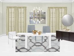 modern glamorous dining room decor