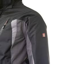 Swiss Tech Mens 3 In 1 Insulated Systems Ski Jacket