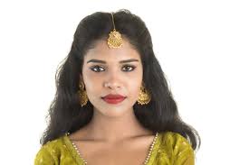indian woman profile stock photos