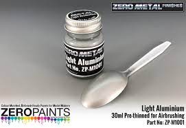 Light Aluminium Paint 30ml Zero