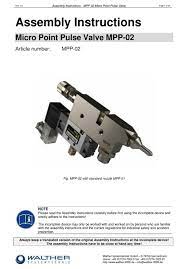 WALTHER MPP-02 ASSEMBLY INSTRUCTIONS MANUAL Pdf Download | ManualsLib