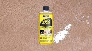 how to remove glue from carpet goo gone