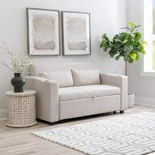 Linon Home Decor Laken Gray Sofa Bed
