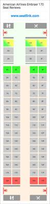 American Airlines Embraer 170 E70 Seat Map Seating