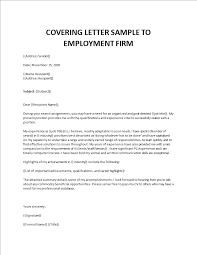 Why is the subject line for a job application important? Sample Cover Letter To Recruitment Company