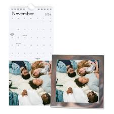 Photo Perforated Wall Calendar With