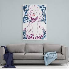 Marilyn Monroe Abstract Wall Art Canvas