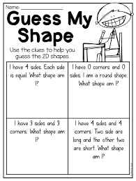 You could also use this free shape reindeer card activity and adapt it a bit since it was designed for first grade. First Grade 2d And 3d Shapes Worksheets Distance Learning First Grade Worksheets First Grade Math Shapes Worksheets