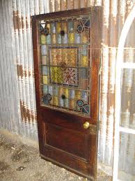 Antique Doors Stained Glass Door