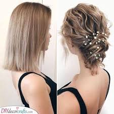 See more ideas about hair styles, mother of the bride hair, long hair styles. Wedding Hairstyles For Medium Length Hair 30 Wedding Hairstyles