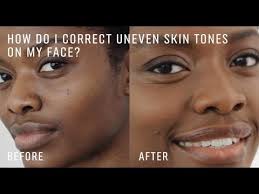 Certain parts of your skin become darker than the rest, giving your skin an inconsistent color and a blotchy appearance. Ask A Pro Artist How To Match And Apply Foundation To Correct Uneven Skin Tone And Discoloration Youtube
