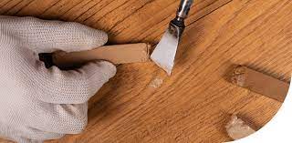 scuffed engineered wood floors