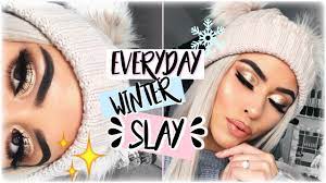 everyday slay winter makeup tutorial