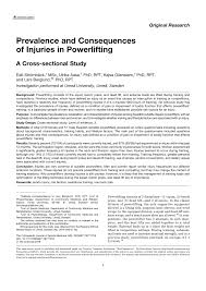 injuries in powerlifting