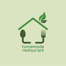 homemade restaurant logo stock vector
