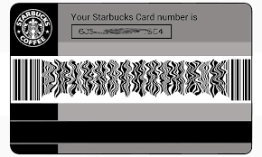 barcode for payment in starbucks